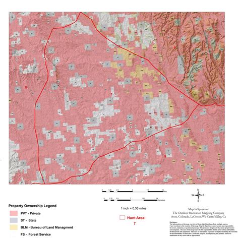 Wyoming Deer Hunt Area 7 Hunt Wyoming Map By Map The Xperience Avenza Maps Avenza Maps