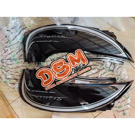 Jual COVER BODY HONDA SCOOPY FI STYLISH STRIPING SUDAH PASANG BODY