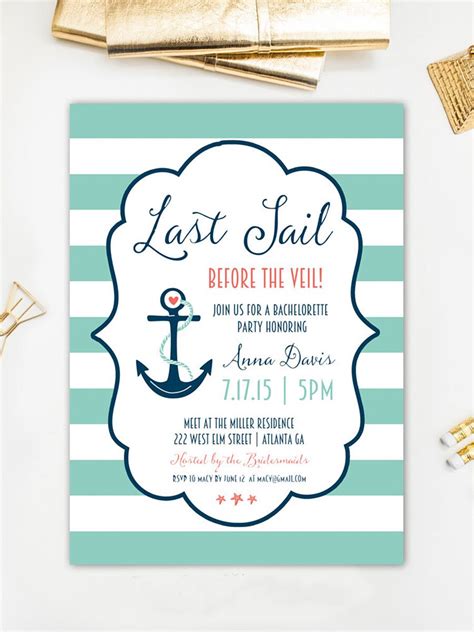 14 Printable Bachelorette Party Invitation Templates