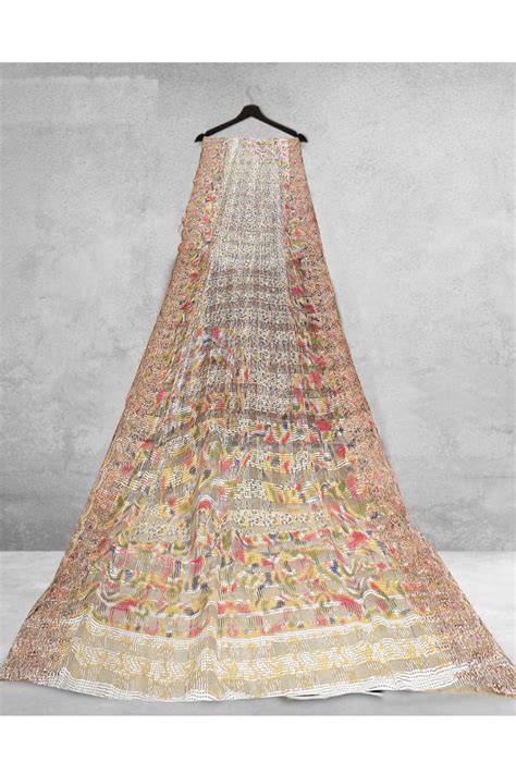 Embroidered Dupatta D102 TheKapra