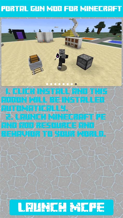 Portal Gun Mod For Minecraft PE Amazon It Appstore For Android