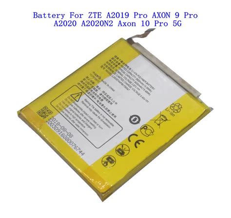 1x 4000mah Li3939t44p8h756547 Battery For Zte A2020 N2 Axon 10 Pro 5g