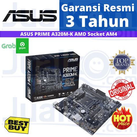 Jual Motherboard Asus Prime A320m K Amd Socket Am4 A320mk Indonesiashopee Indonesia