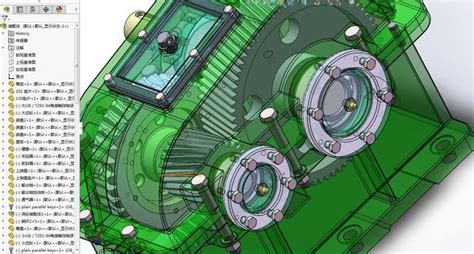 普通蜗轮蜗杆变速箱3d模型图纸 Solidworks设计 每日头条