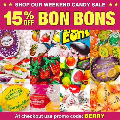 15 Off Bon Bons Candy This Weekend Only Milled