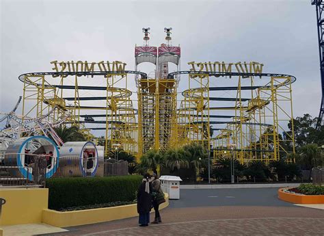 Wild Mouse Left Roller Coaster At Nagashima Spa Land Parkz