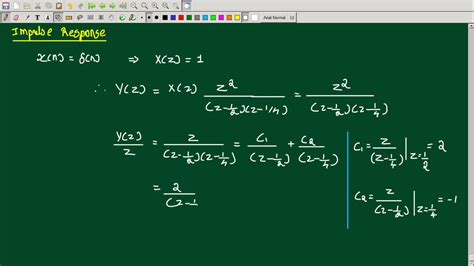 SOLUTION OF DIFFERENCE EQUATION USING Z TRANSFORM SIGNALS AND SYSTEMS