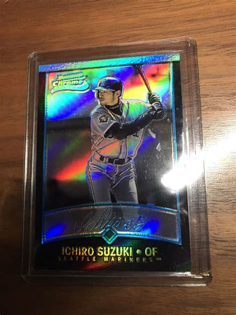 名作 イチロー ボウクロ ルーキー 2001 Bowman Chrome Ichiro Rc 日本語 Verbowman｜売買された