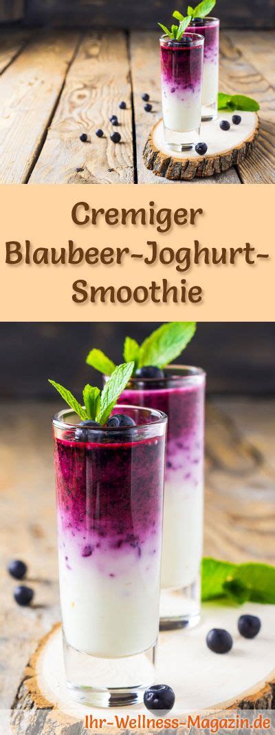 Blaubeer Joghurt Smoothie Gesundes Rezept Zum Abnehmen Smoothie