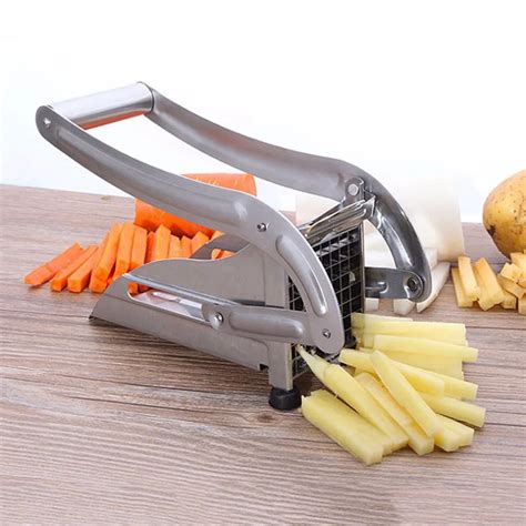 Preup Stainless Steel Potato Chipper French Fries Slicer Chip Cutter