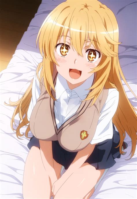 Hentai Boobs Girl Ai Generated Big Breasts Blonde Hair Breasts Brown