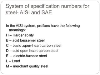 AISI SAE Designation System Pptx