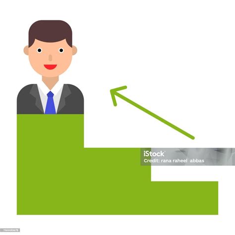 계단 벡터 일러스트 플랫 스타일 아이콘을 올라가는 사업가 아이콘 남자에 대한 스톡 벡터 아트 및 기타 이미지 남자 남자