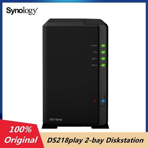 Original Synology Ds218play Nas 2 Bay Disk Station Nas Server Network Storage Cloud Storage Nas