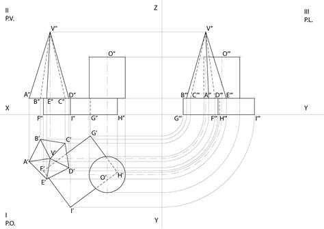 Proiezione Ortogonale Di Una Piramide Proiezione Ortogonale Di Una