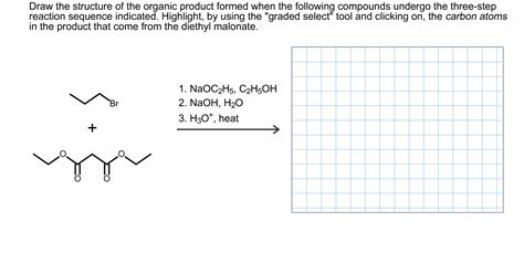 Answered Draw The Structure Of The Organic Bartleby