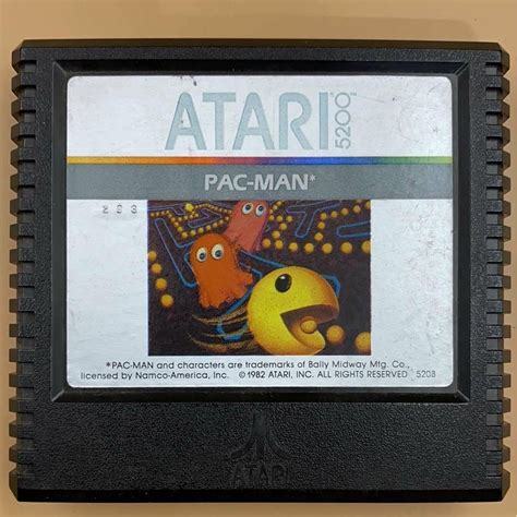 Pac Man For Atari 5200 Vintage Arcade