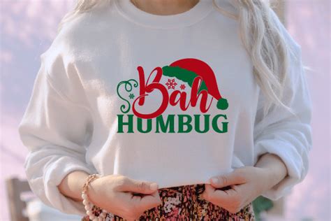 Bah Humbugchristmas Svg Graphic By Bohoart · Creative Fabrica