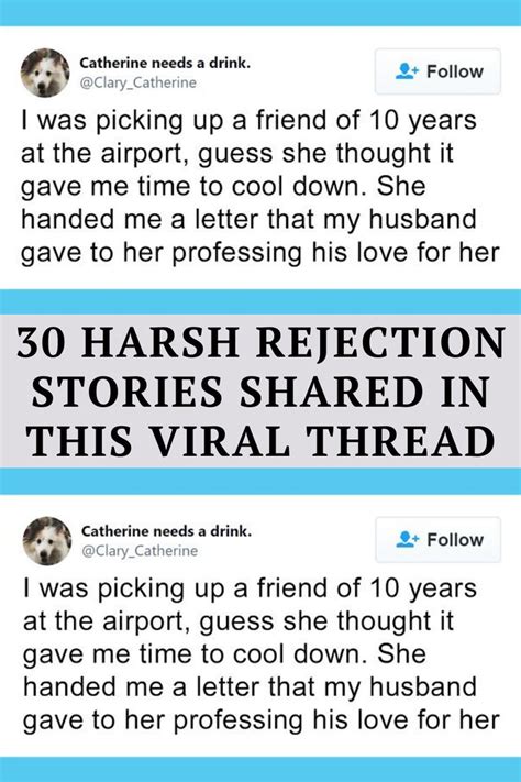 30 Harsh Rejection Stories Shared In This Viral Thread Inspirational Short Stories Spotlight