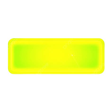 Banner Retângulo Amarelo Néon Retângulo Néon Png Néon Sinal De Neon