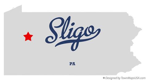 Map of Sligo, PA, Pennsylvania