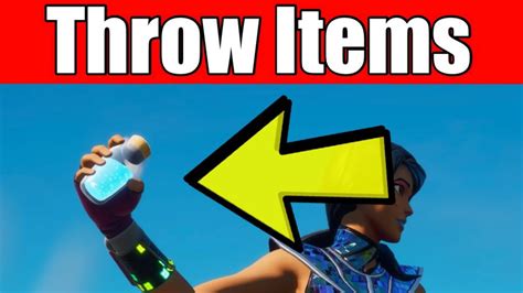 Throw Different Shield Items Or Healing Items Fortnite Chapter Season