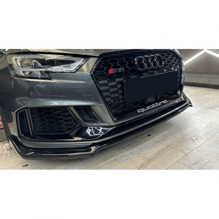 Frontlippe Spoiler Lippe Schwert Abs Schwarz Gl Nzend Passend F R Audi