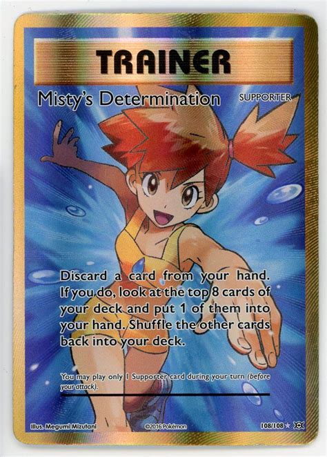 Pokémon Misty s Determination XY Evolutions 108 108 Full Art Froggers