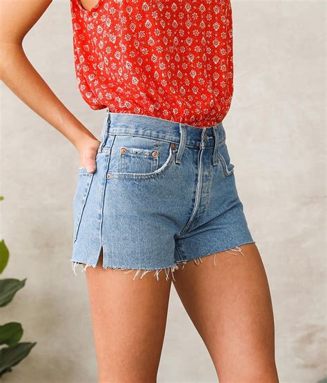 Levis® 501® Original Short Womens Shorts In Ojai Light Stone Buckle