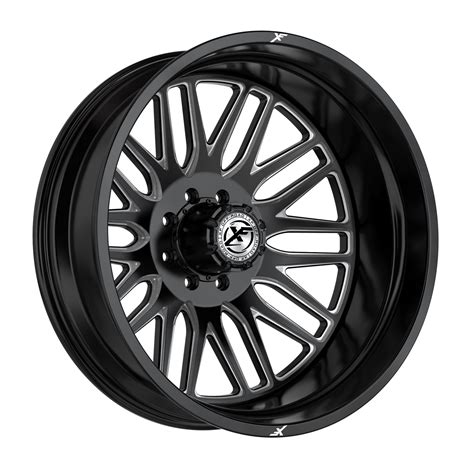 Xf Off Road Dually Xf 240 Wheels Rims 24x8 25 8x200 Gloss Black