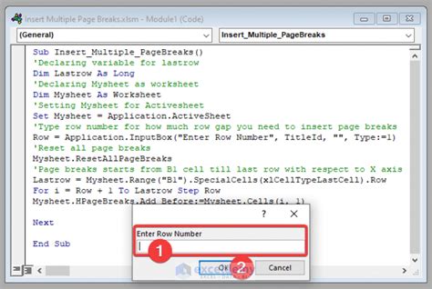 How To Insert Multiple Page Breaks In Excel 2 Ways Exceldemy