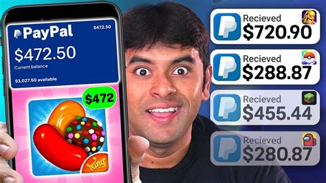 5 Legit Paypal Games To Make Easy Money Online 100 Apps Youtube