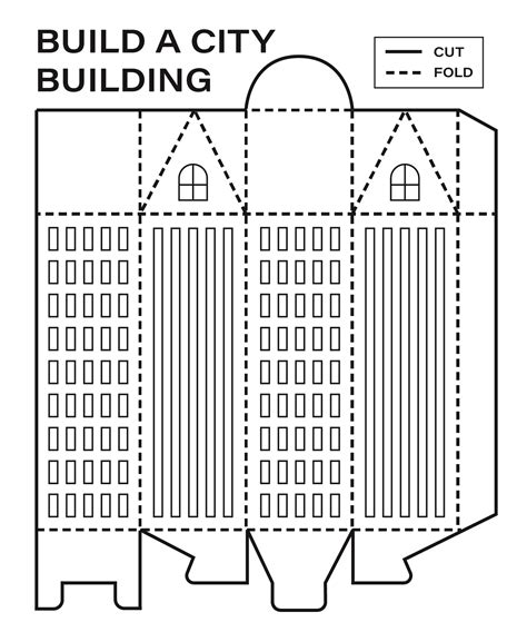 3d Paper Building Cutouts