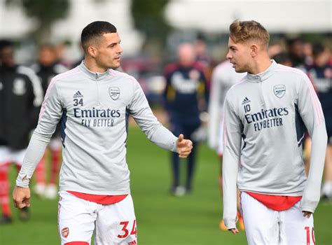 Emile Smith Rowe Reacts With Four Words After Arsenal Sell Granit Xhaka