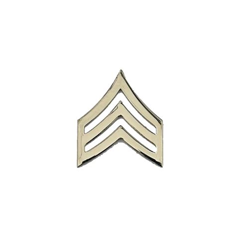 Eiseman-Ludmar 3/4" Military Style Sergeant Chevron Ins