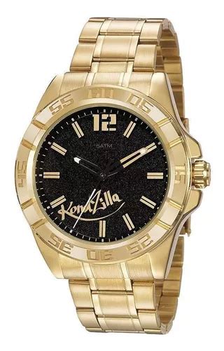 Reloj De Pulsera Mondaine Rel Gio Mondaine Kondzilla Masculino Dourado