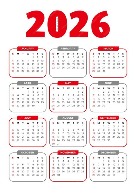 osnovnoy kalendar  goda na belom fone premium vektory