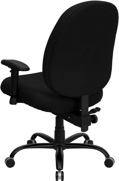 Hercules 500 Lb Capacity Big And Tall Black Office Chair With Arms And