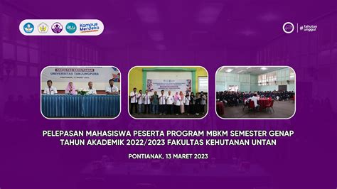 Pelepasan Mahasiswa Peserta Program Mbkm Semester Genap Ta