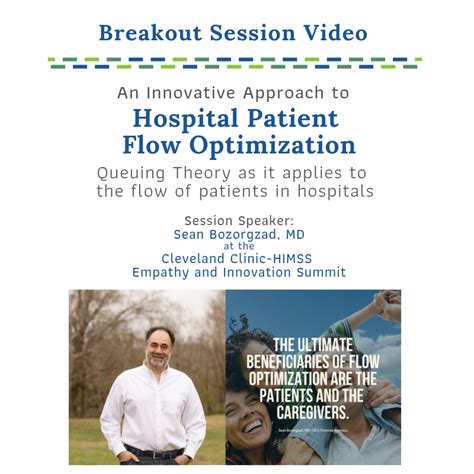 Breakout Session Hospital Patient Flow Optimization Potentia Analytics