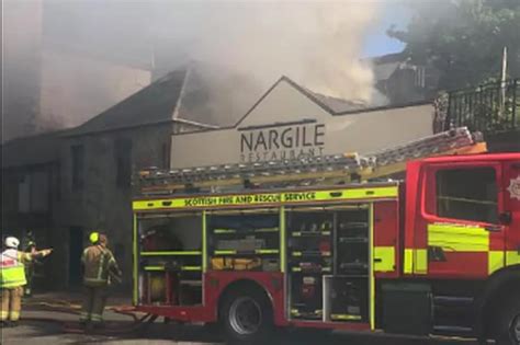 Smoke Billows Across Area As Fire Rips Through Kitchen Above Aberdeen