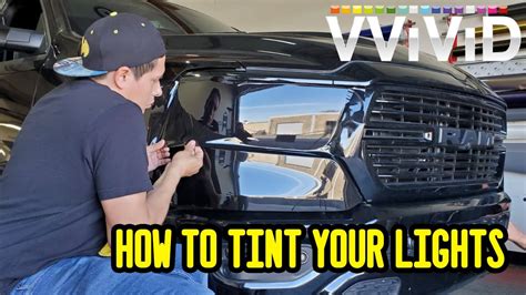 How To Tint Your Head Lights And Tail Lights With Vvivid Premium Dark Tint Youtube