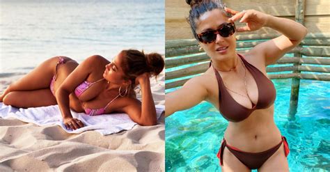 Jennifer Lopez Vs Salma Hayek Whose Instagram Bikini Photos Reign Supreme Maxim