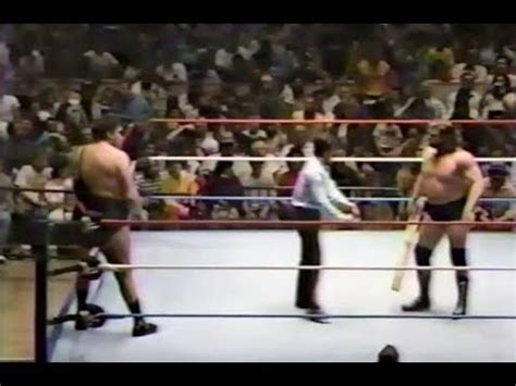 Andre The Giant Vs Hacksaw Jim Duggan YouTube