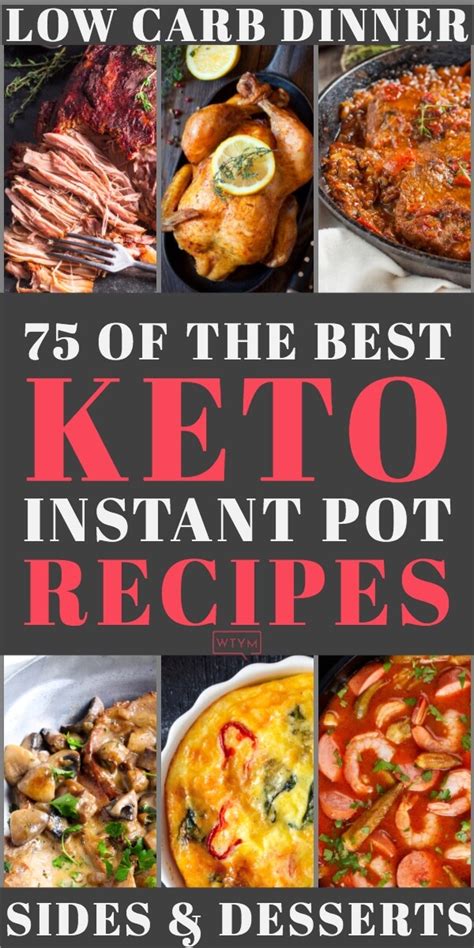 75 Easy Keto Instant Pot Recipes Low Carb Pressure Cooker Meals