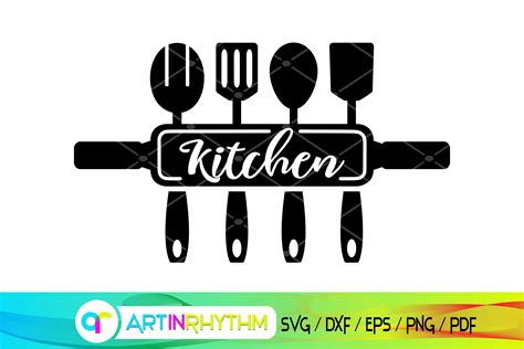 Cocina Monograma Svg Cocina Archivos Svg Para Cricut Marco Etsy