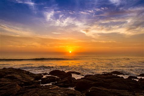 Sunset On The Rocks Photograph By James Bachert Fine Art America