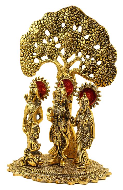 Buy Pinkcity Forever Metal Ram Darbar Statue Set For Home Temple Lord