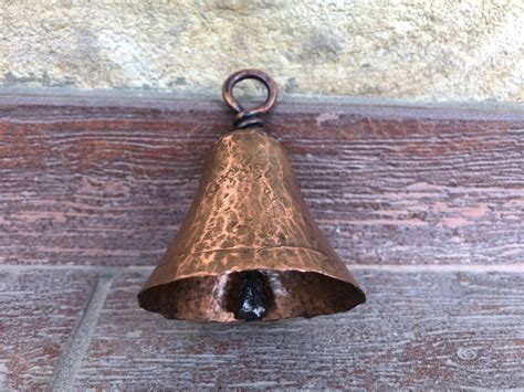 Copper Bell Handmade Copper Bell Hand Forged Copper Bell Christmas