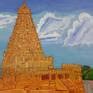 Brihadisvara Temple, Thanjavur Painting by Siva Kumar | Saatchi Art